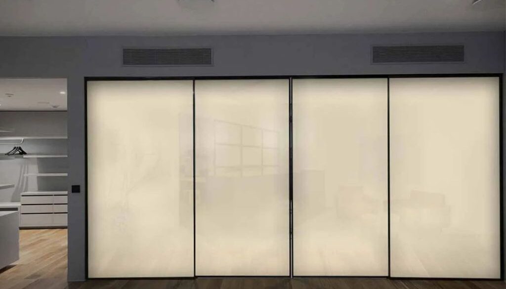 smart glass divider